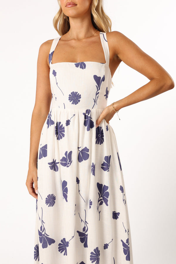 Petal and Pup USA DRESSES Hazel Maxi Dress - Navy Floral