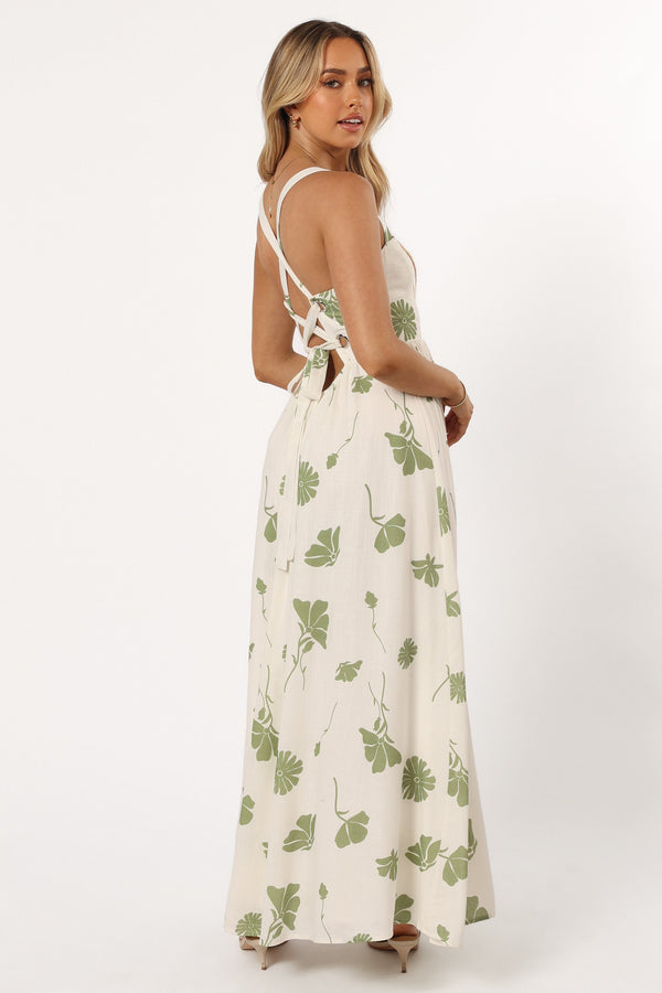 Petal and Pup USA DRESSES Hazel Maxi Dress - Sage Floral