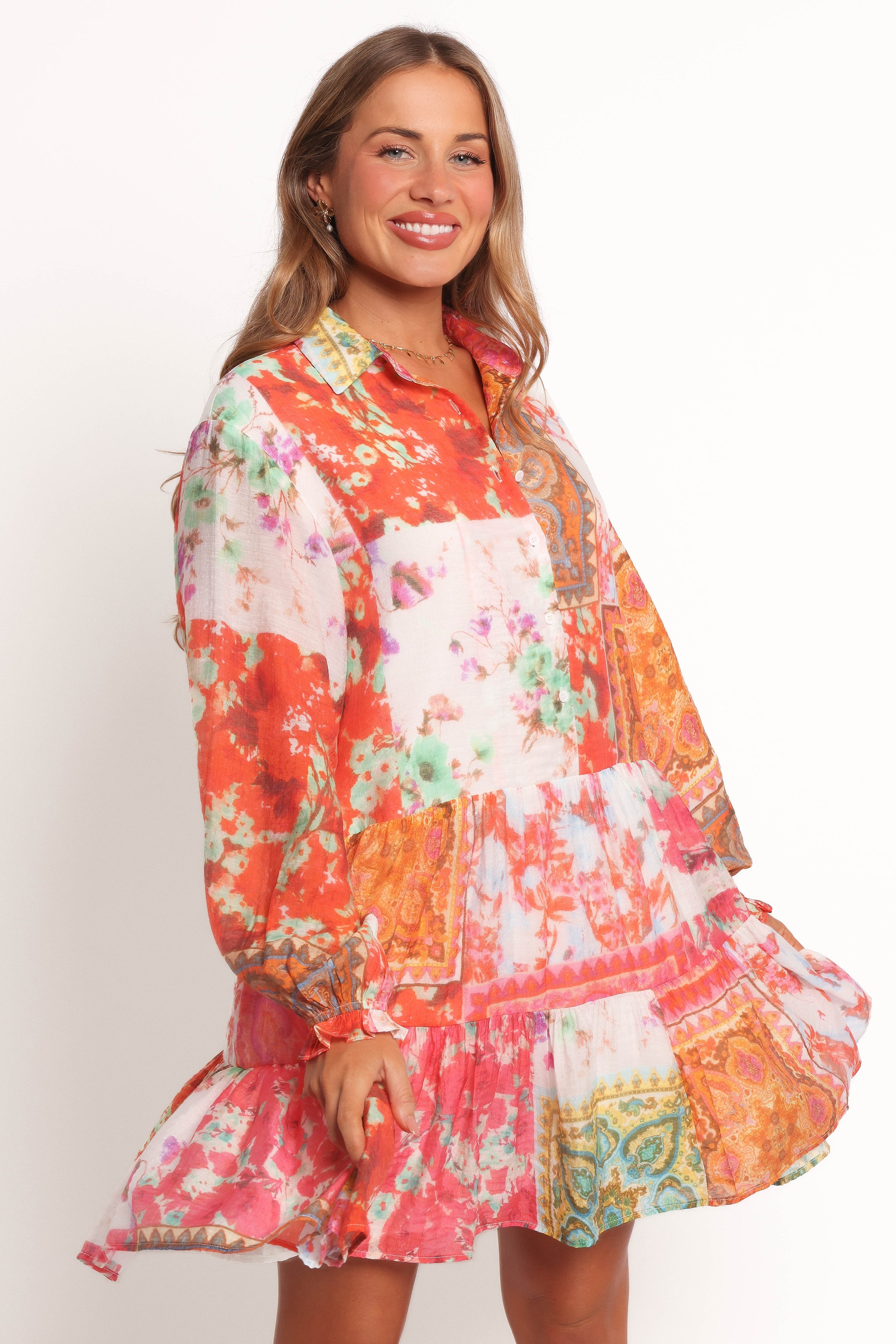 Petal and Pup USA DRESSES Helene Dress - Patchwork