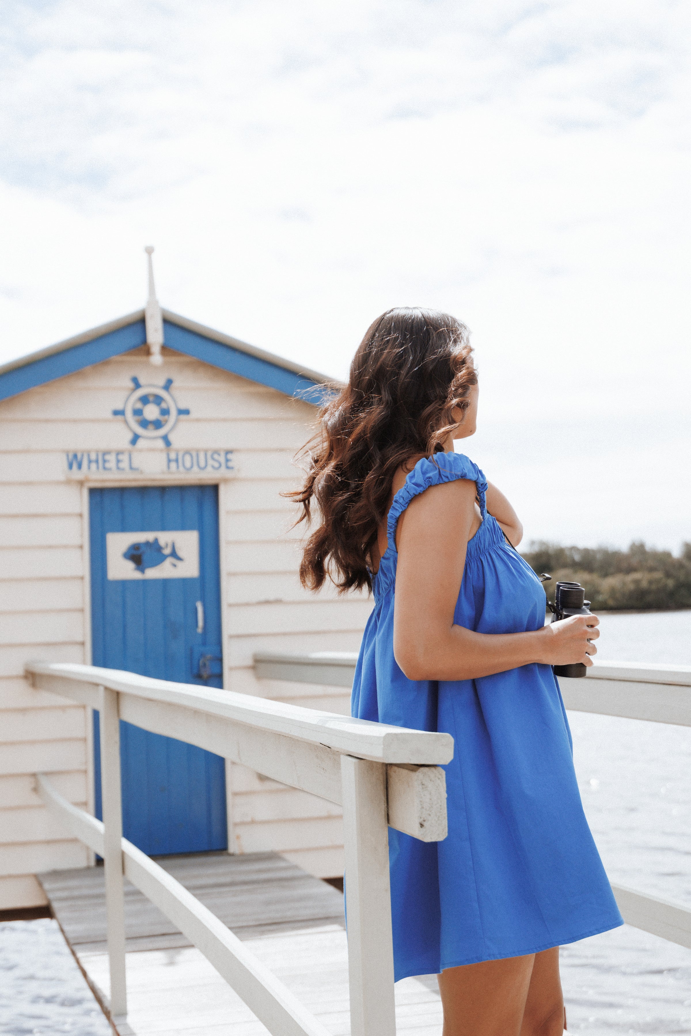 Helia Mini Dress - Cobalt Blue S Helia Mini Dress - Cobalt Blue S
