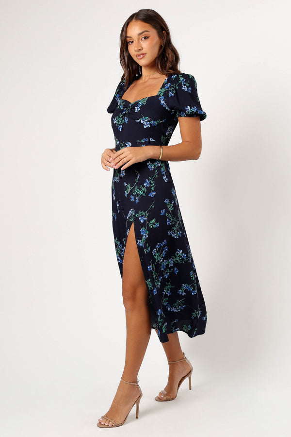 Petal and Pup USA DRESSES Hendrix Midi Dress - Midnight Blues