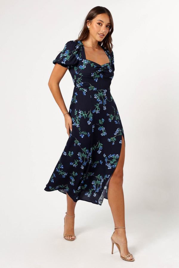 Petal and Pup USA DRESSES Hendrix Midi Dress - Midnight Blues