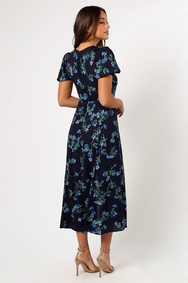 Petal and Pup USA DRESSES Hendrix Midi Dress - Midnight Blues