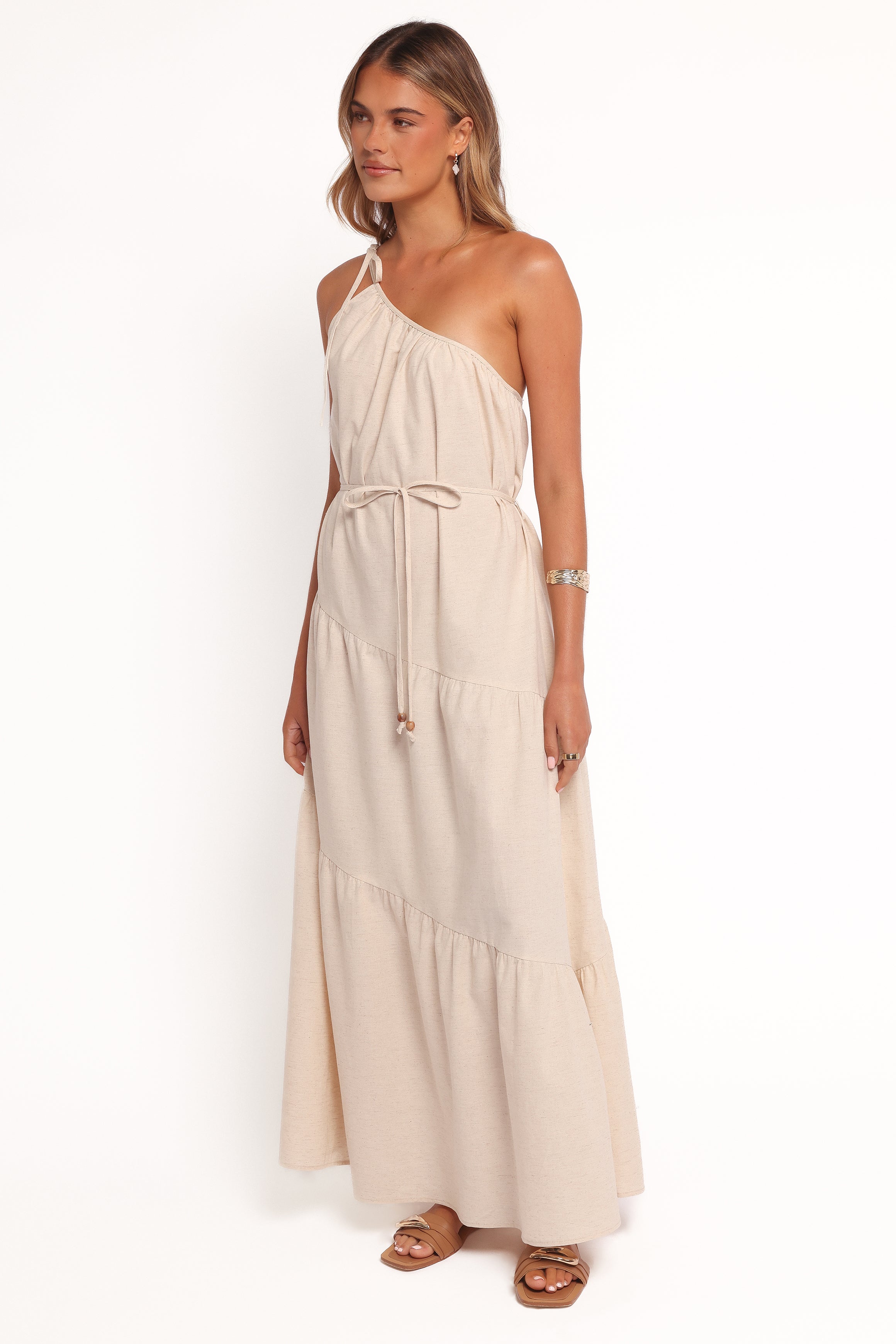 Petal and Pup USA DRESSES Hilde Maxi Dress - Oatmeal