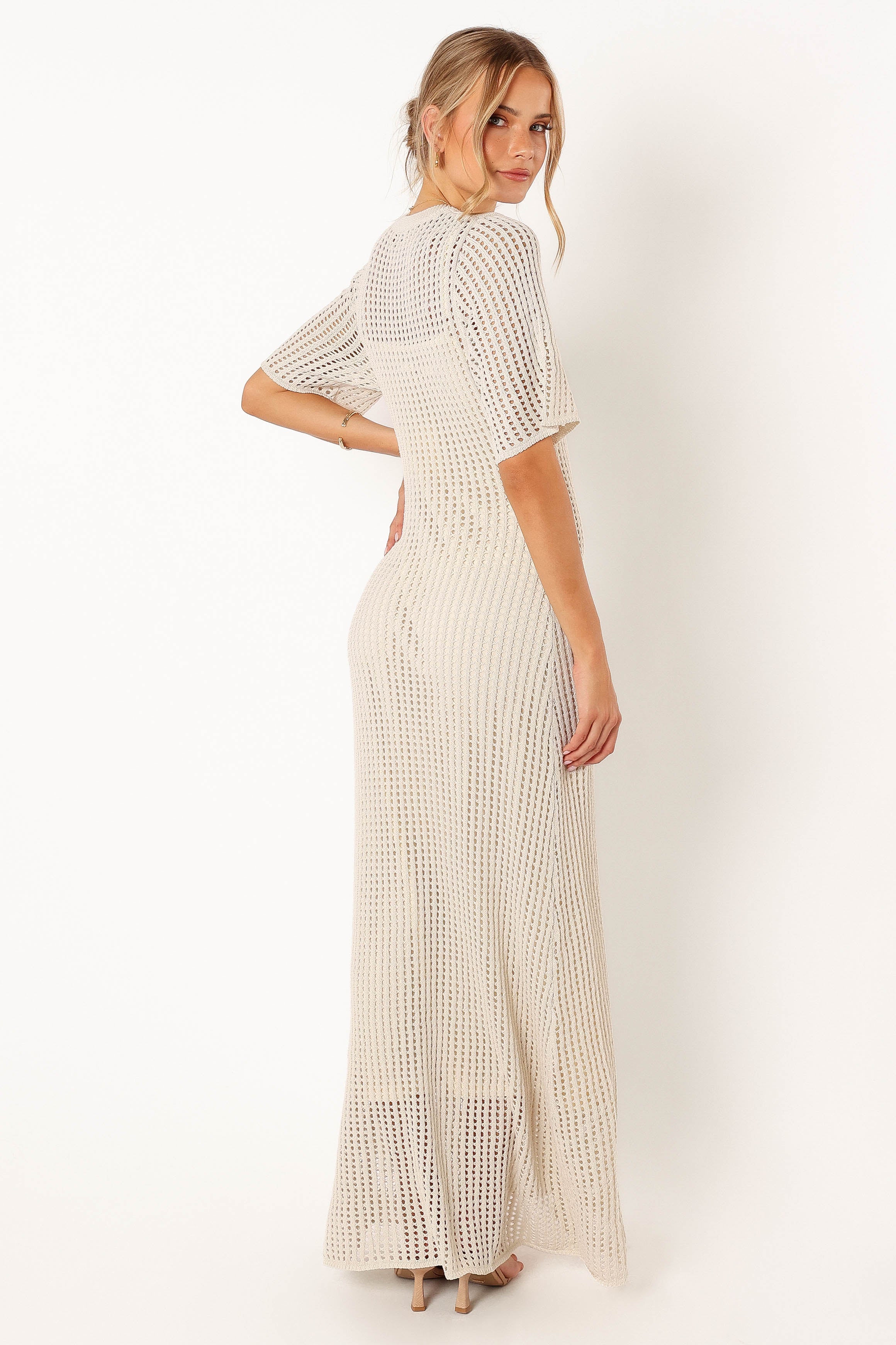 Petal and Pup USA DRESSES Hollie Maxi Dress - Cream