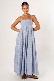 Petal and Pup USA DRESSES Iggy Maxi Dress - Blue