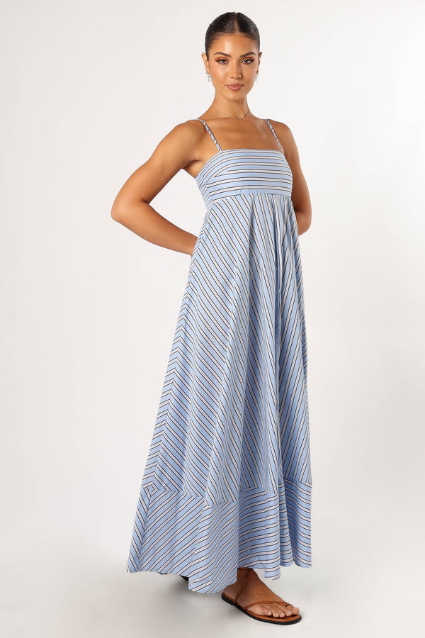 Petal and Pup USA DRESSES Iggy Maxi Dress - Blue