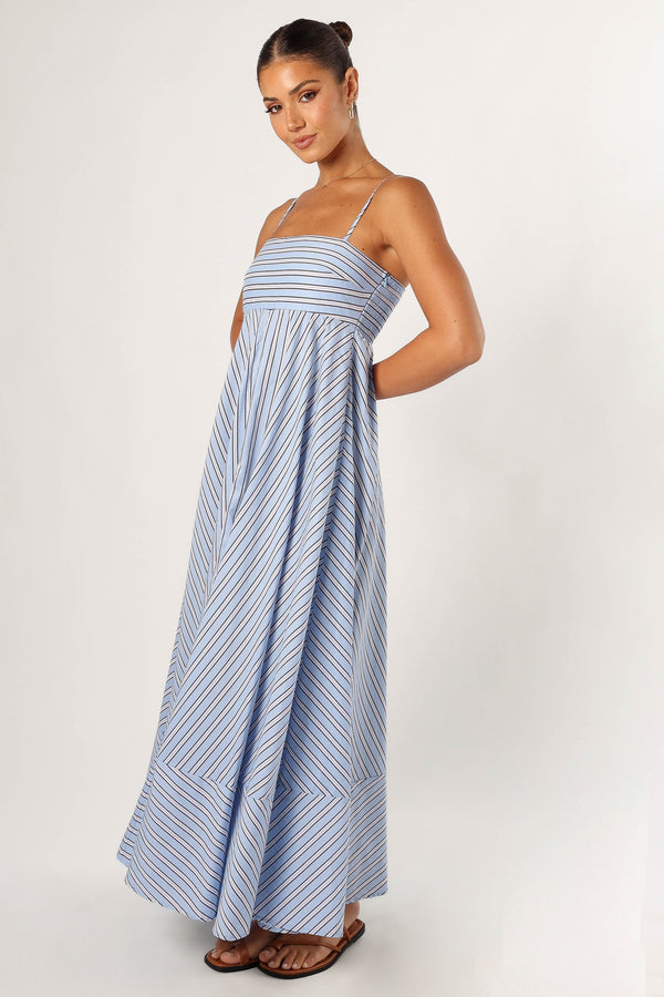 Petal and Pup USA DRESSES Iggy Maxi Dress - Blue