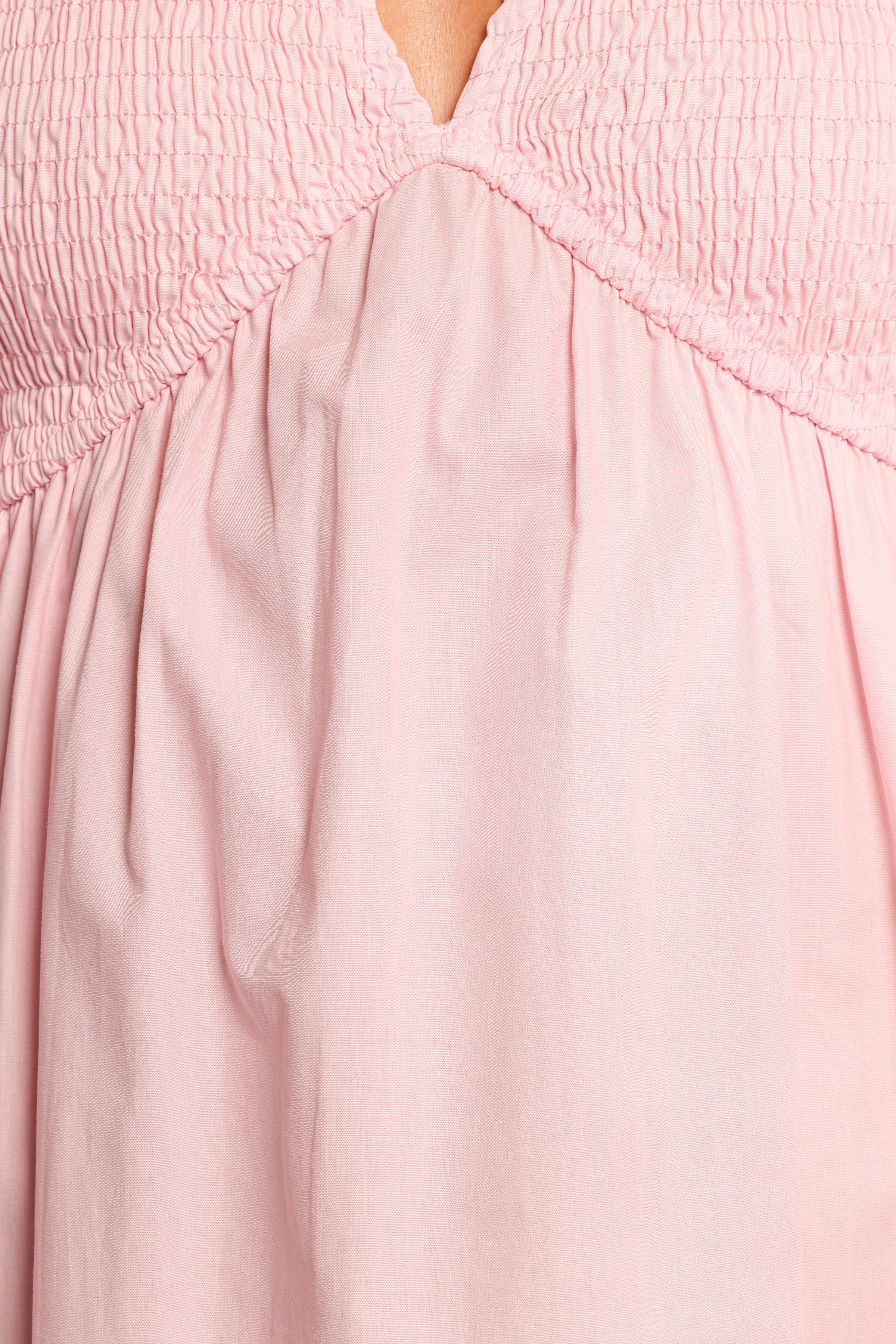 Petal and Pup USA DRESSES Ilyana Long Sleeve Maxi Dress - Pink