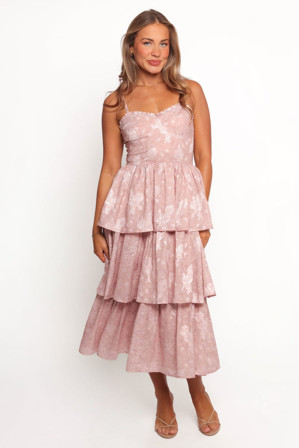 Petal and Pup USA DRESSES Imogene Midi Dress - Mauve (Hold for Rack)