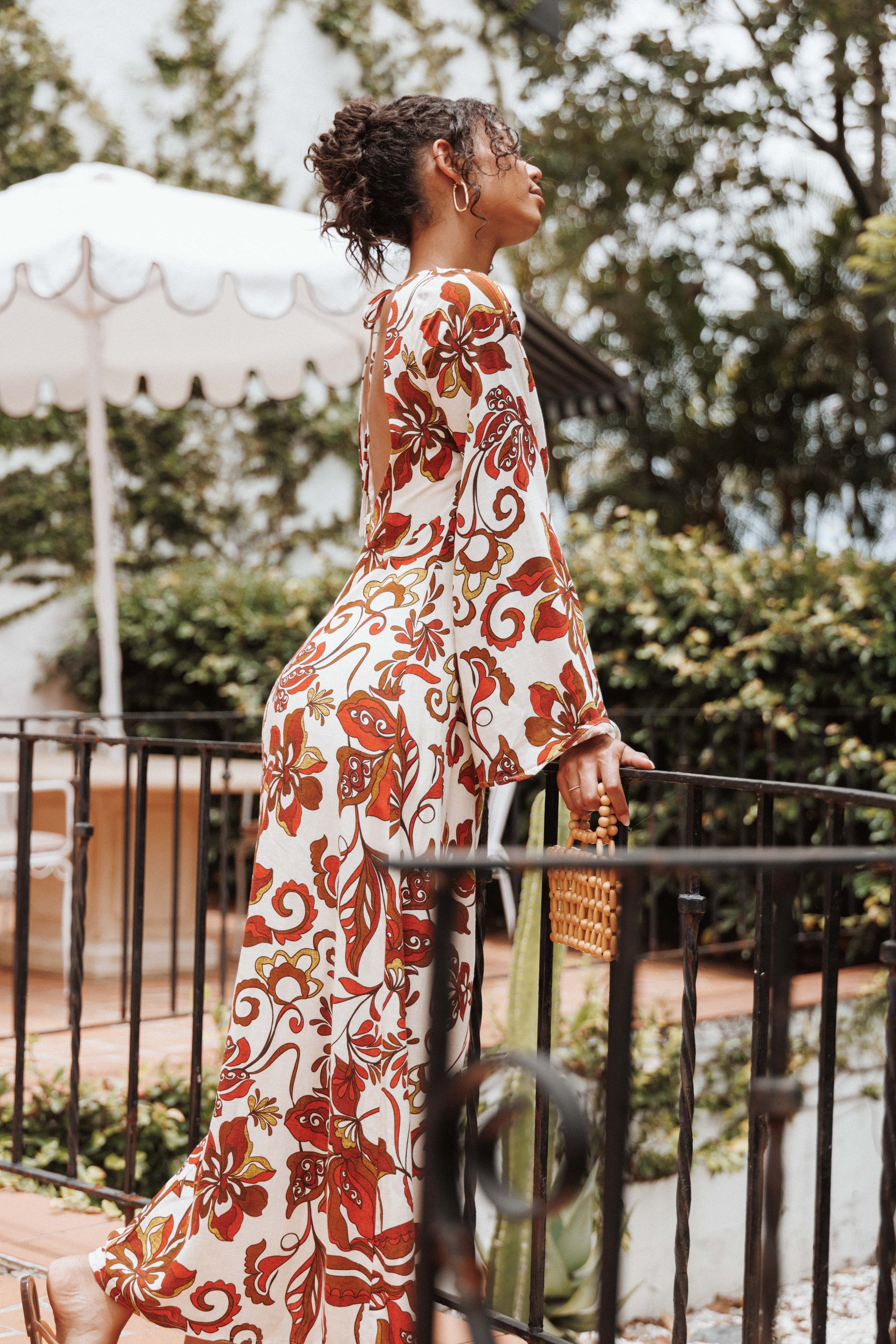 Petal and Pup Women's Inala Maxi Dress - Brown Floral Petal and Pup Women's Inala Maxi Dress - Brown Floral