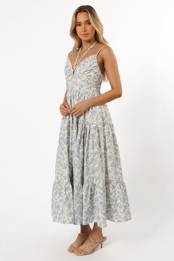 Petal and Pup USA DRESSES Indy Midi Dress - Blue