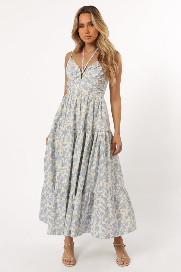 Petal and Pup USA DRESSES Indy Midi Dress - Blue