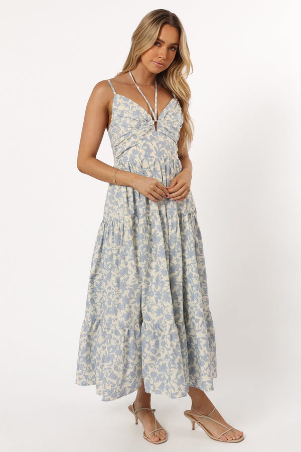 Petal and Pup USA DRESSES Indy Midi Dress - Blue