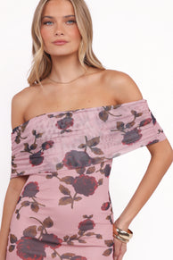 Petal and Pup USA DRESSES Indya Maxi Dress - Pink Floral