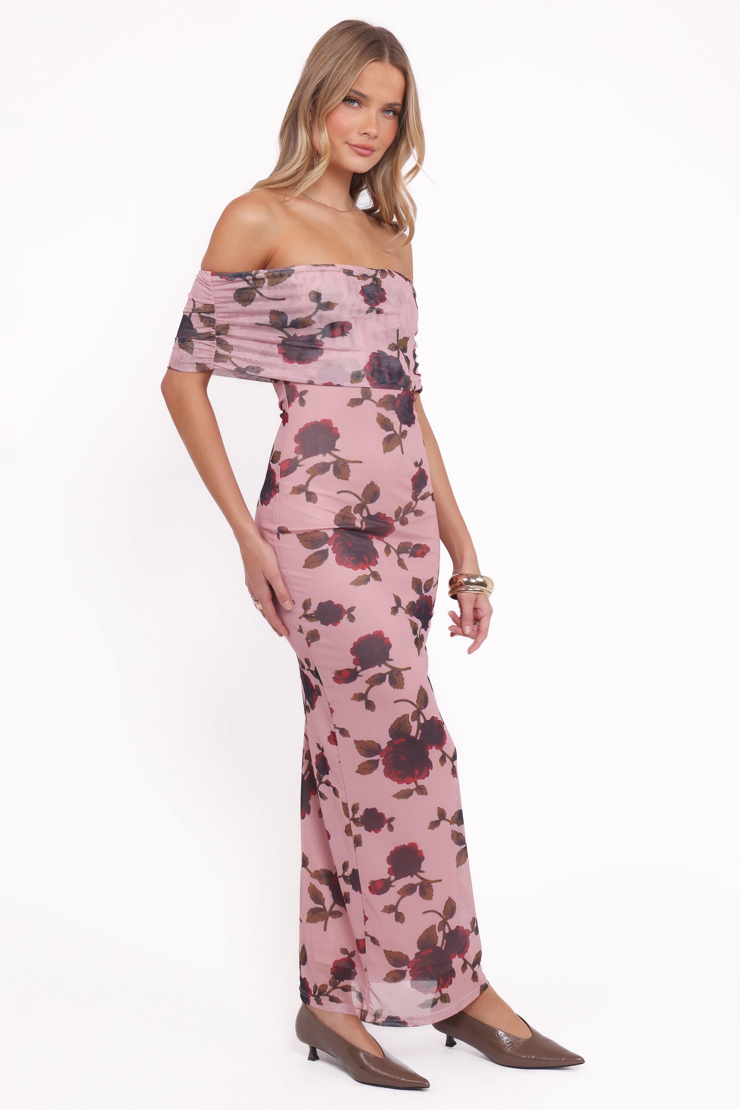 Petal and Pup USA DRESSES Indya Maxi Dress - Pink Floral (Hold for Rack)