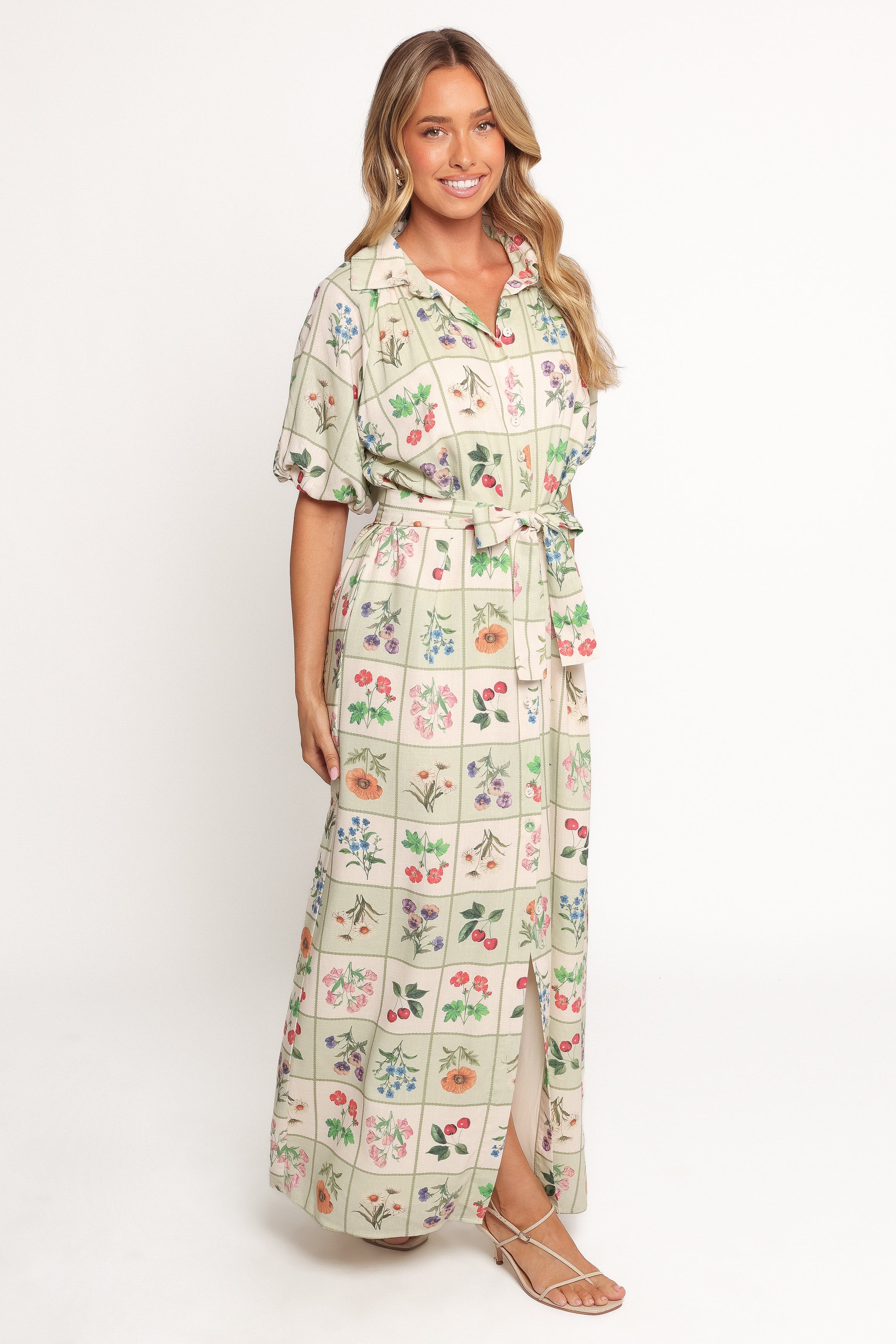 knee length dresses for ladies Luna Maxi Dress Dusty Rose/Light Brown / M main image 1