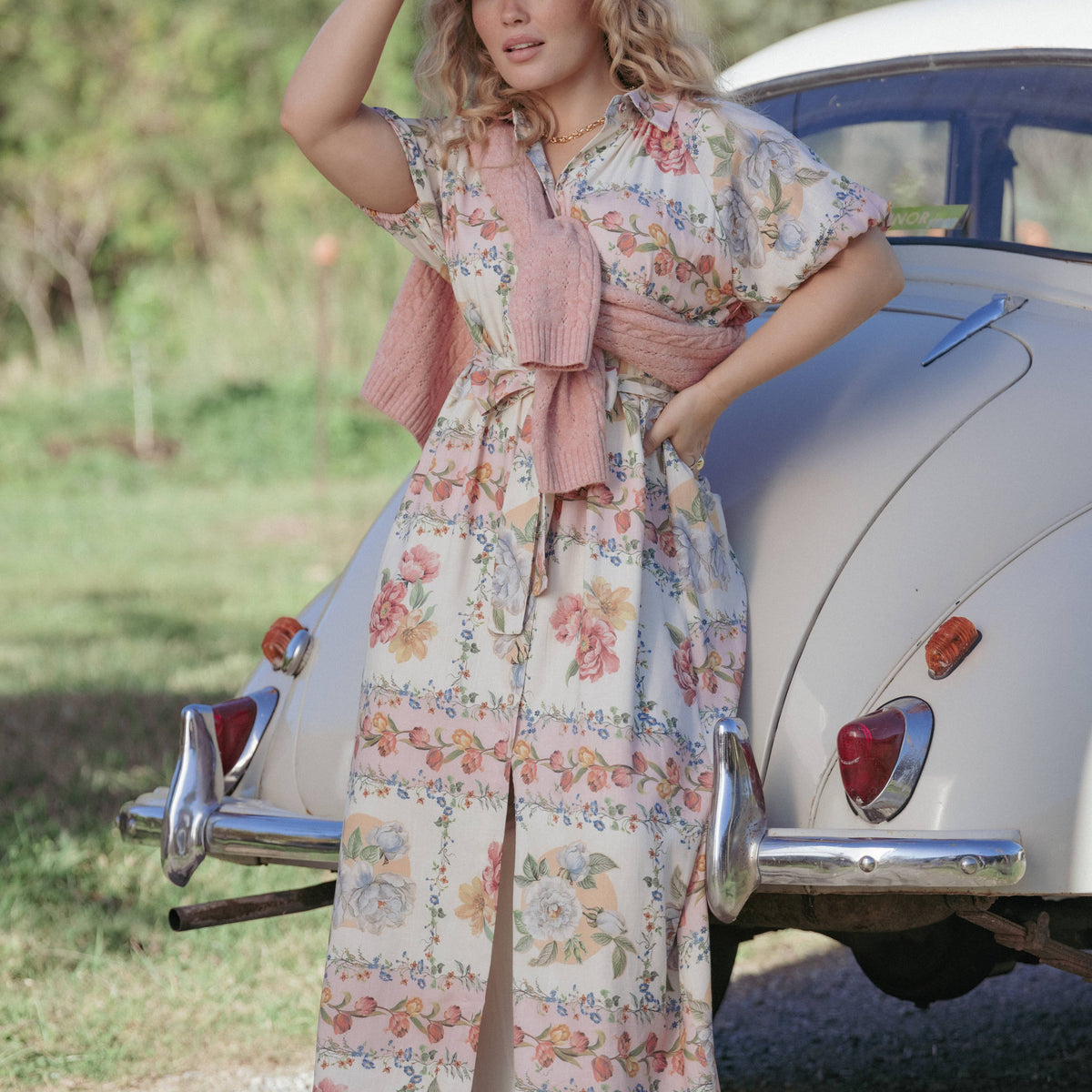 maxi dress under 30 Petal and Pup Women's James Button Through Maxi Dress