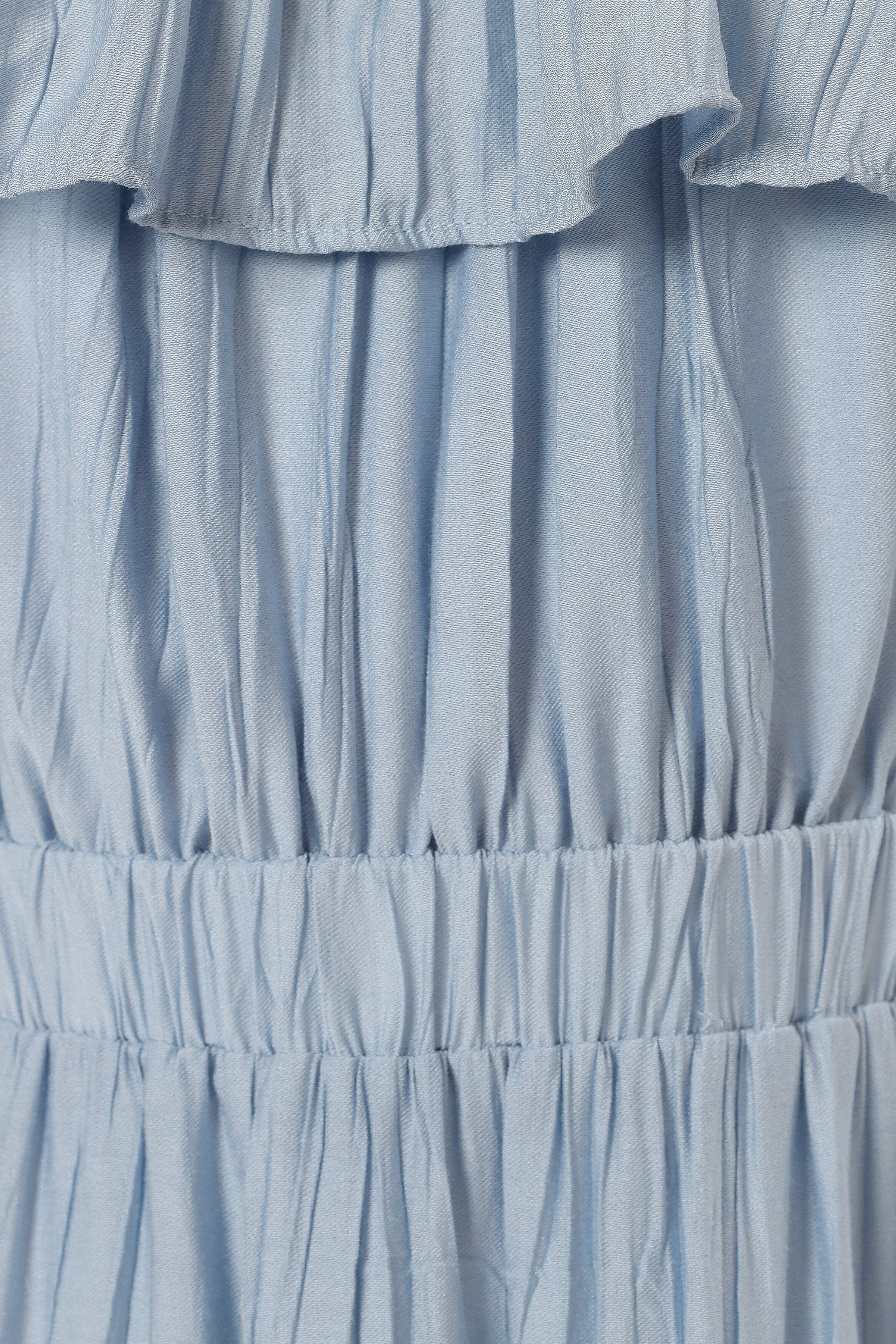 Petal and Pup USA DRESSES Jane Mini Ruffle Dress - Blue