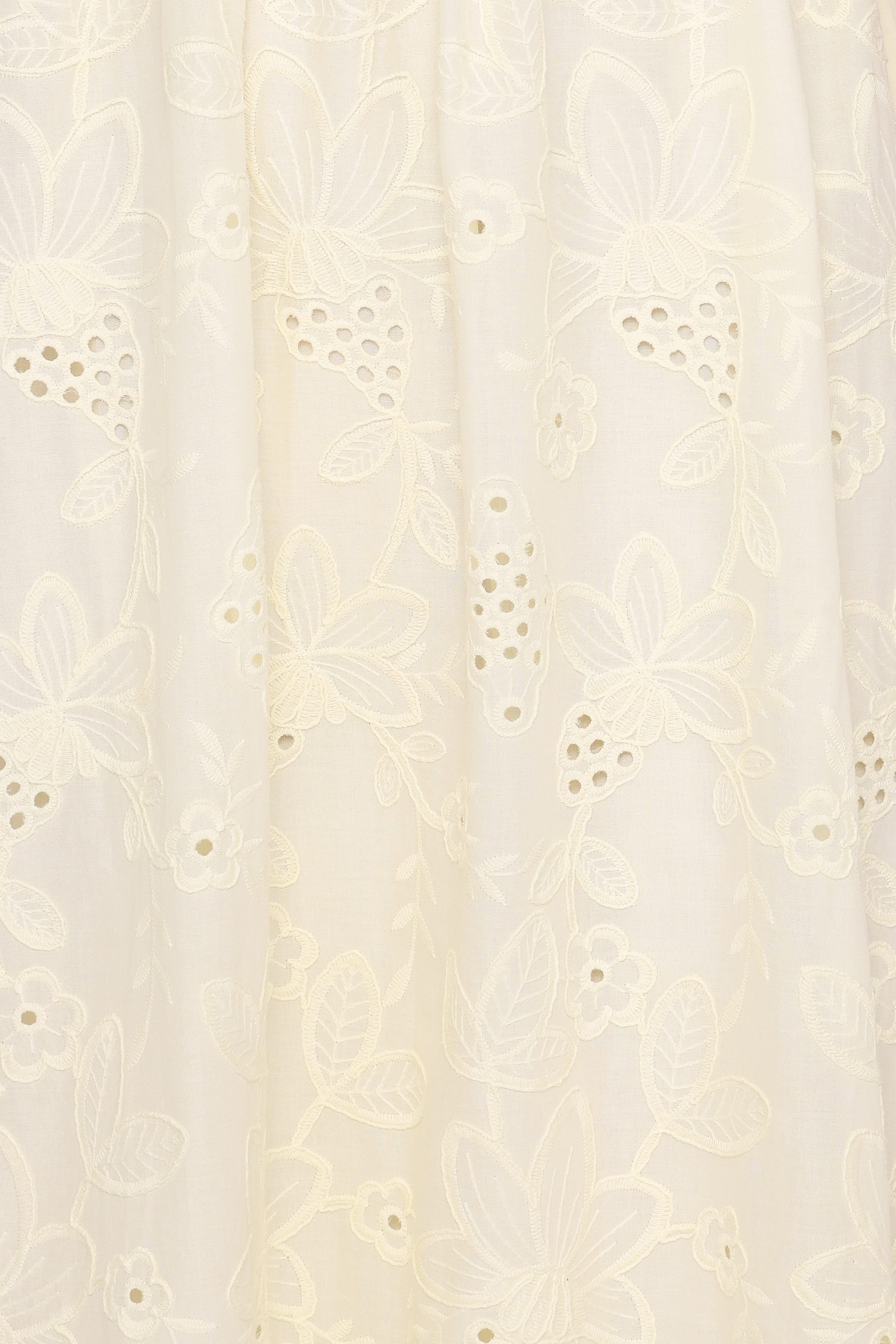 Petal and Pup USA DRESSES Janice Maxi Dress - Butter Yellow Broderie