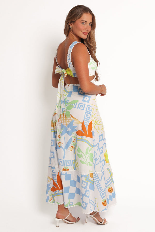 Petal and Pup USA DRESSES Janina Maxi Dress - Multi Print (Hold for Amazon)