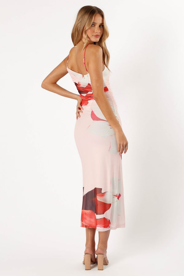 Petal and Pup USA DRESSES Jasmine Maxi Dress - Pink Floral