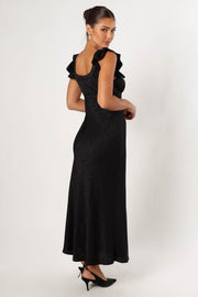 Petal and Pup USA DRESSES Jayla Midi Dress - Black
