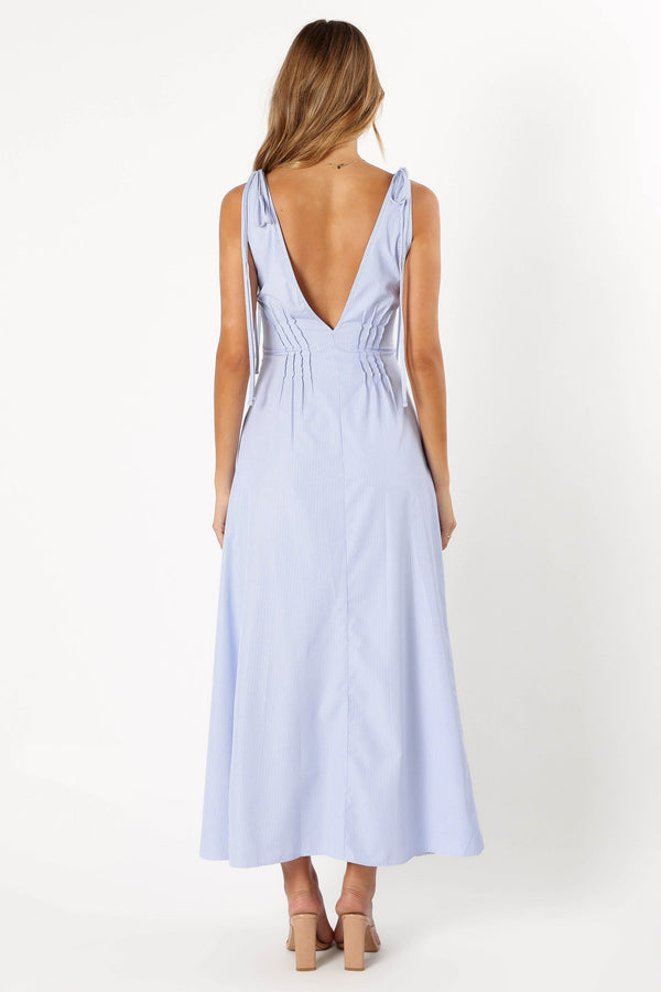 Petal and Pup USA DRESSES Jaynie Maxi Dress - Blue Stripe