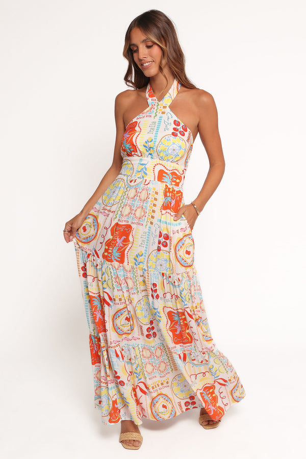 Petal and Pup USA DRESSES Jelena Maxi Dress - Aelia Print (Hold for Rack)