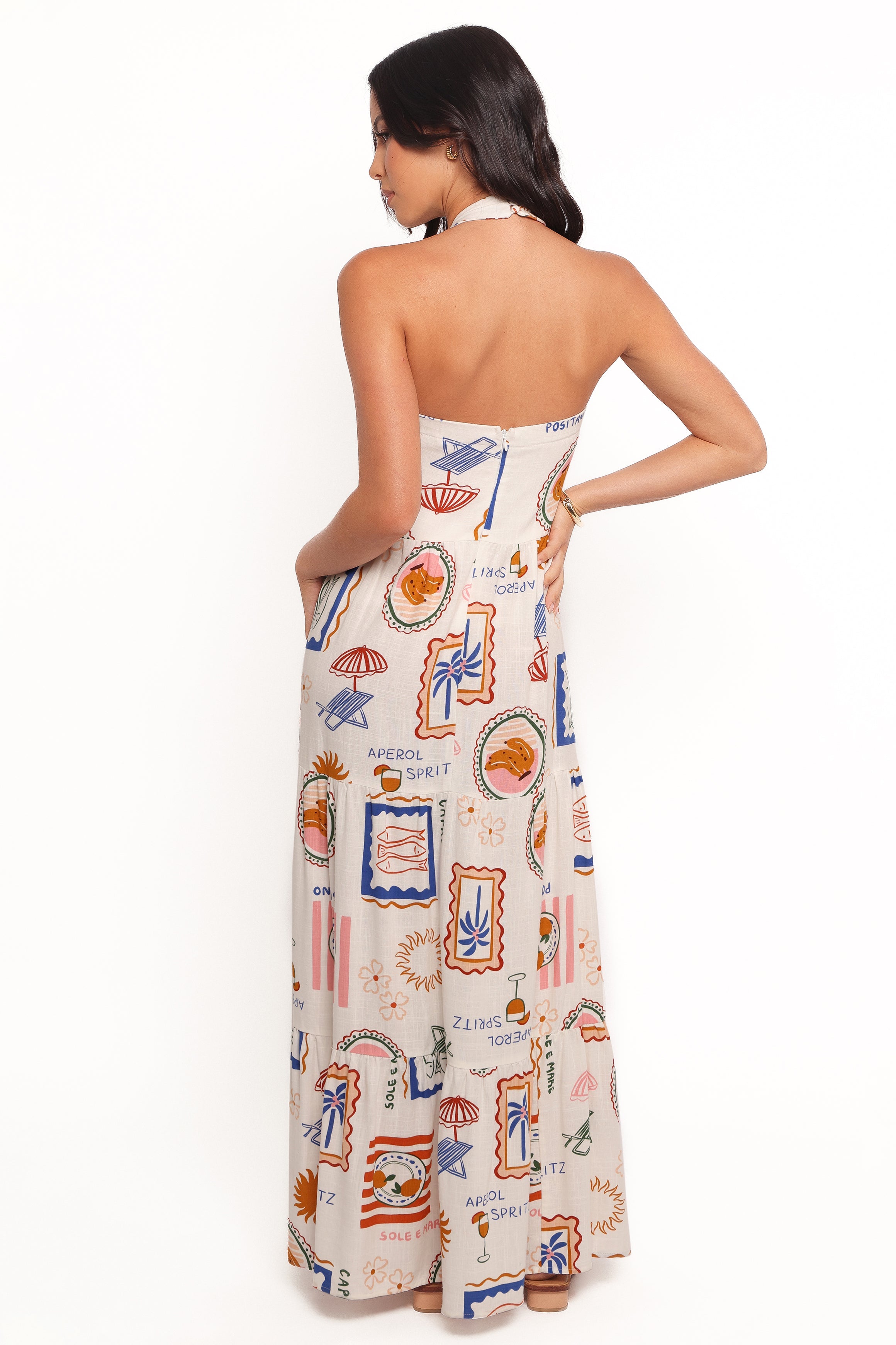 Petal and Pup USA DRESSES Jelena Maxi Dress - Ocean Oasis