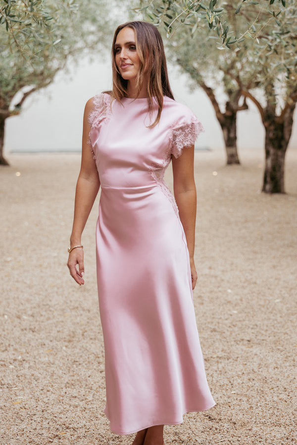 Petal and Pup USA DRESSES Jenelle Maxi Dress - Pale Pink