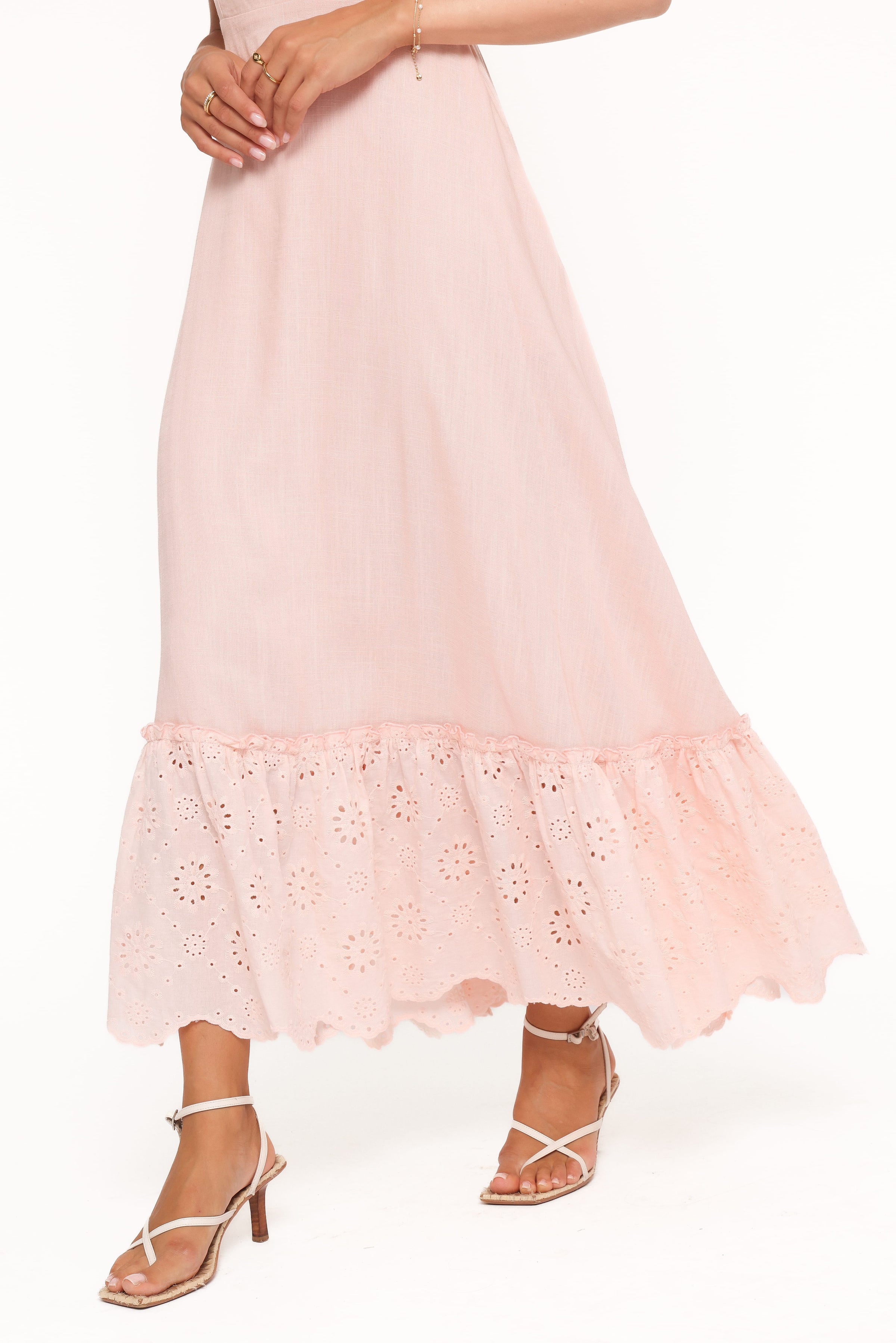 Petal and Pup USA DRESSES Jenner Maxi Dress - Petal Pink