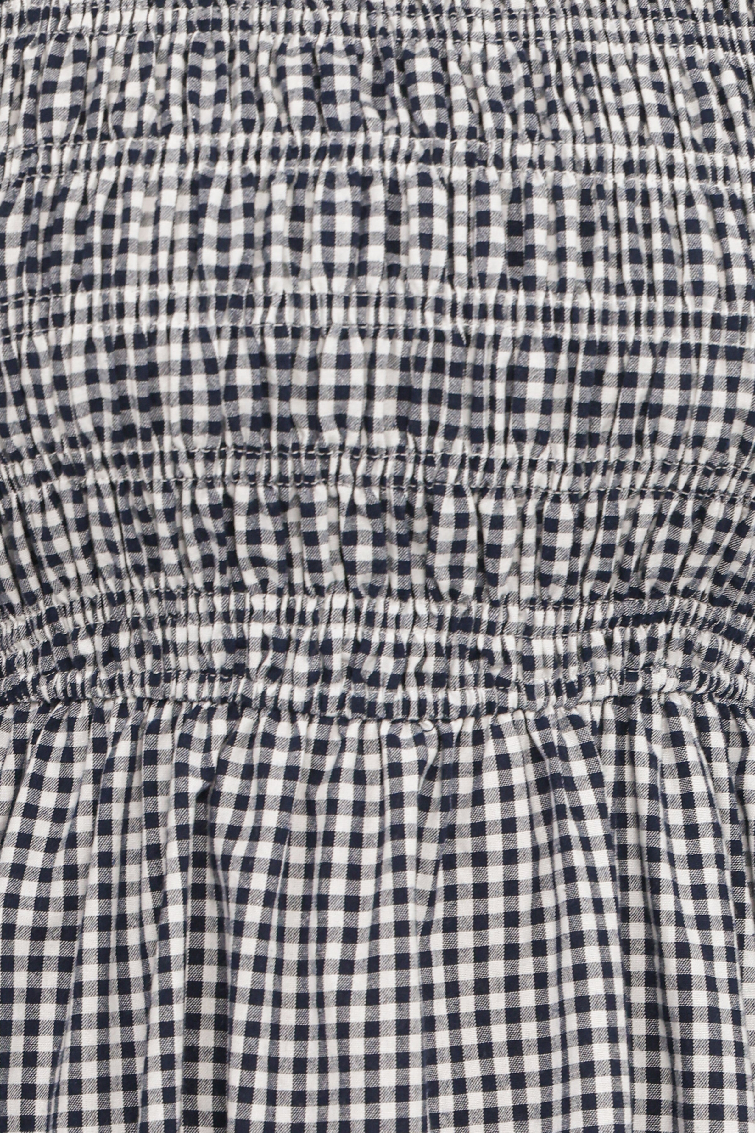 Petal and Pup USA DRESSES Jessen Long Sleeve Mini Dress - Navy Gingham