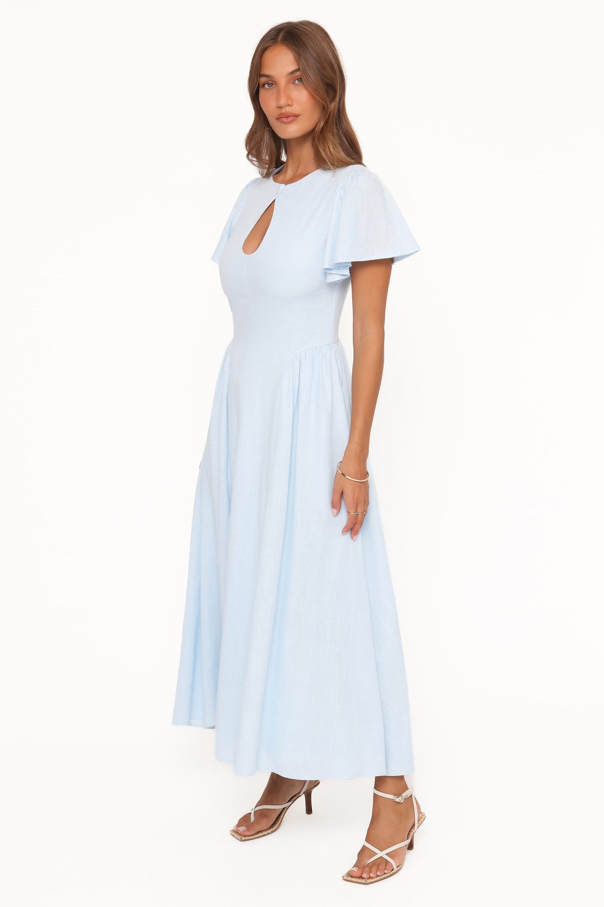 Jessima Midi Dress - Pale Blue | Petal & Pup USA Jessima Midi Dress - Pale Blue | Petal & Pup USA