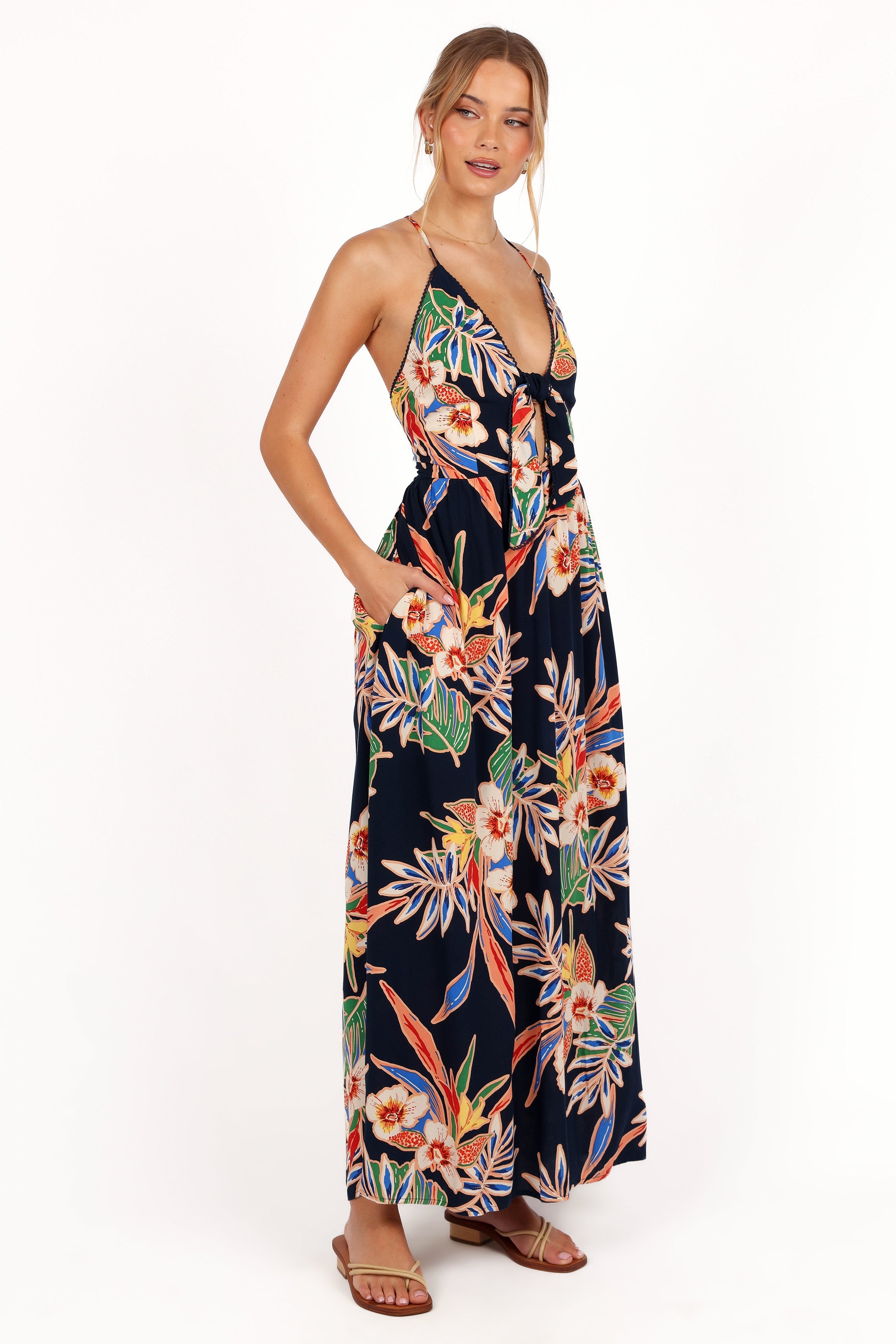 Petal and Pup USA DRESSES Jodie Maxi Dress - Oceana Garden