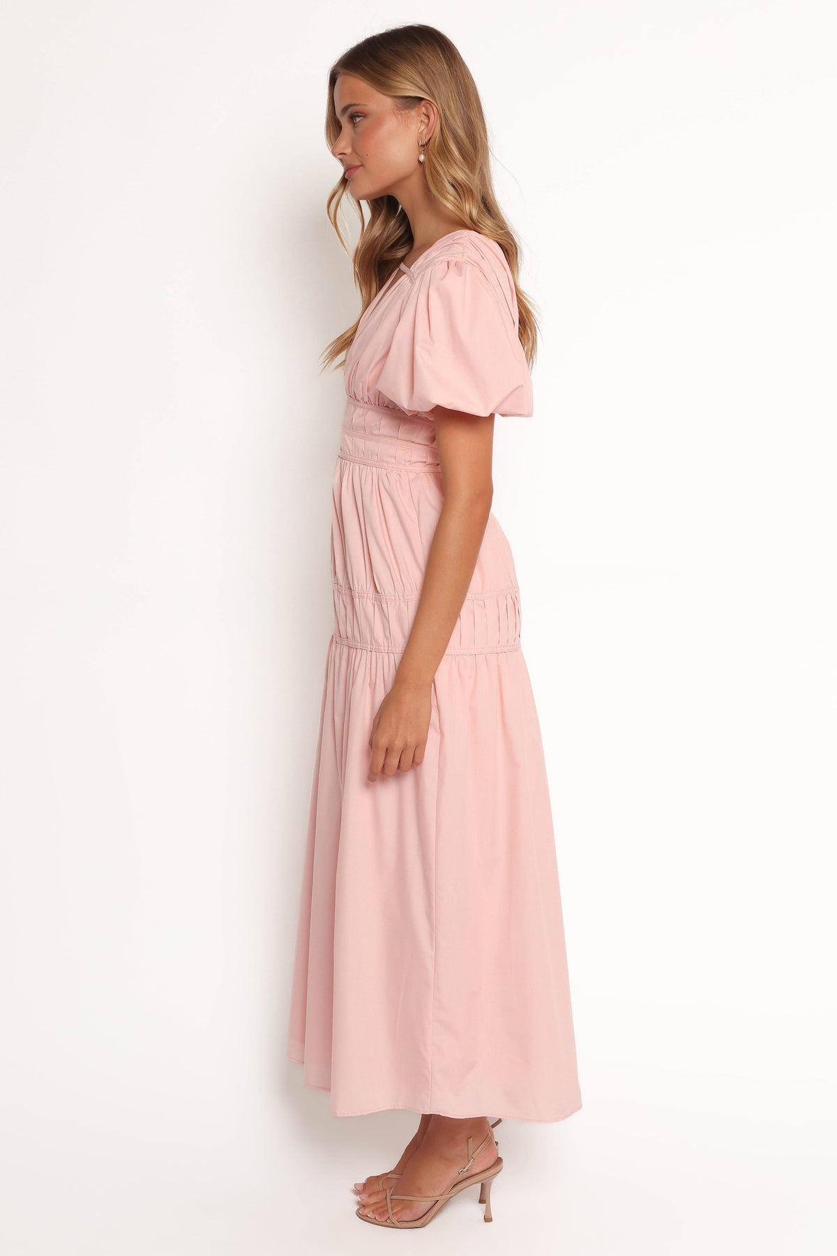 Petal and Pup Women's Joedy Puff Sleeve Midi Dress