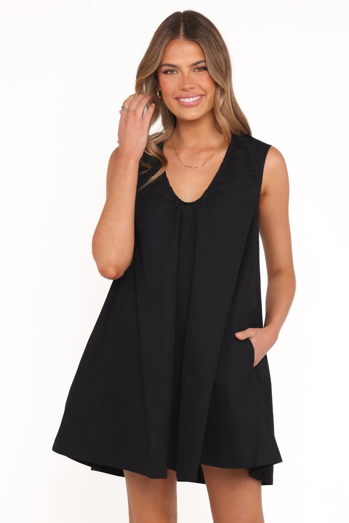 black dress women mini Petal and Pup Women's Jorah Mini Dress