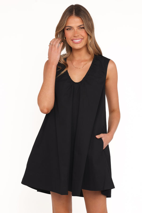 Petal and Pup USA DRESSES Jorah Mini Dress - Black