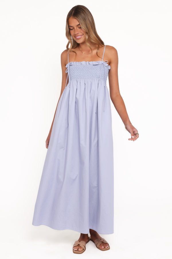 Petal and Pup USA DRESSES Josie Maxi Dress - Cornflower Blue