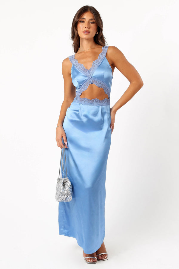 Petal and Pup USA DRESSES Julianna Maxi Dress - Periwinkle Blue