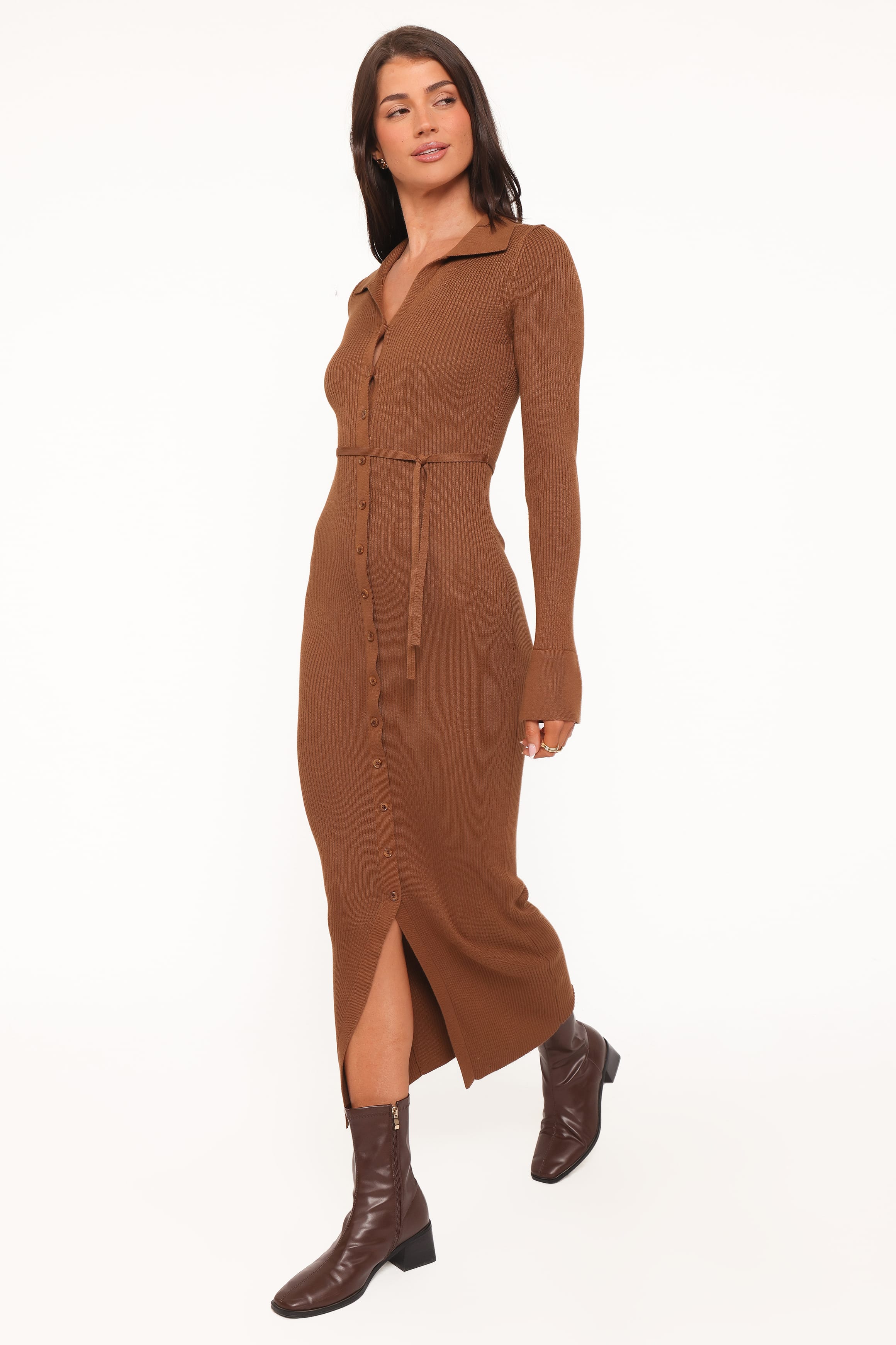 Petal and Pup USA DRESSES Kadi Maxi Dress - Brown
