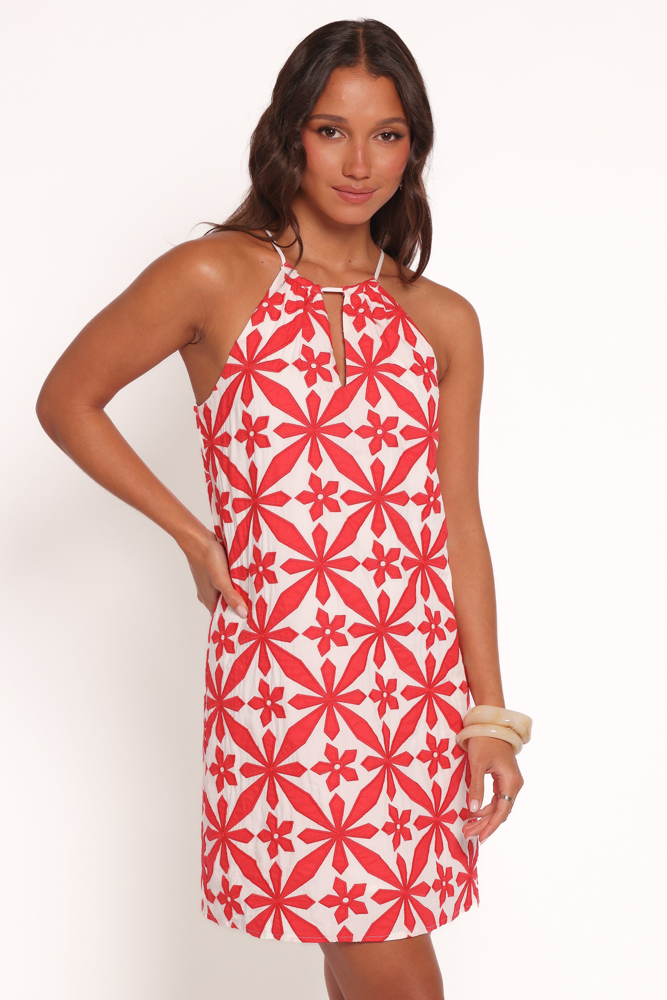 Petal and Pup USA DRESSES Kaelia Mini Dress - Red (Hold for Amazon)