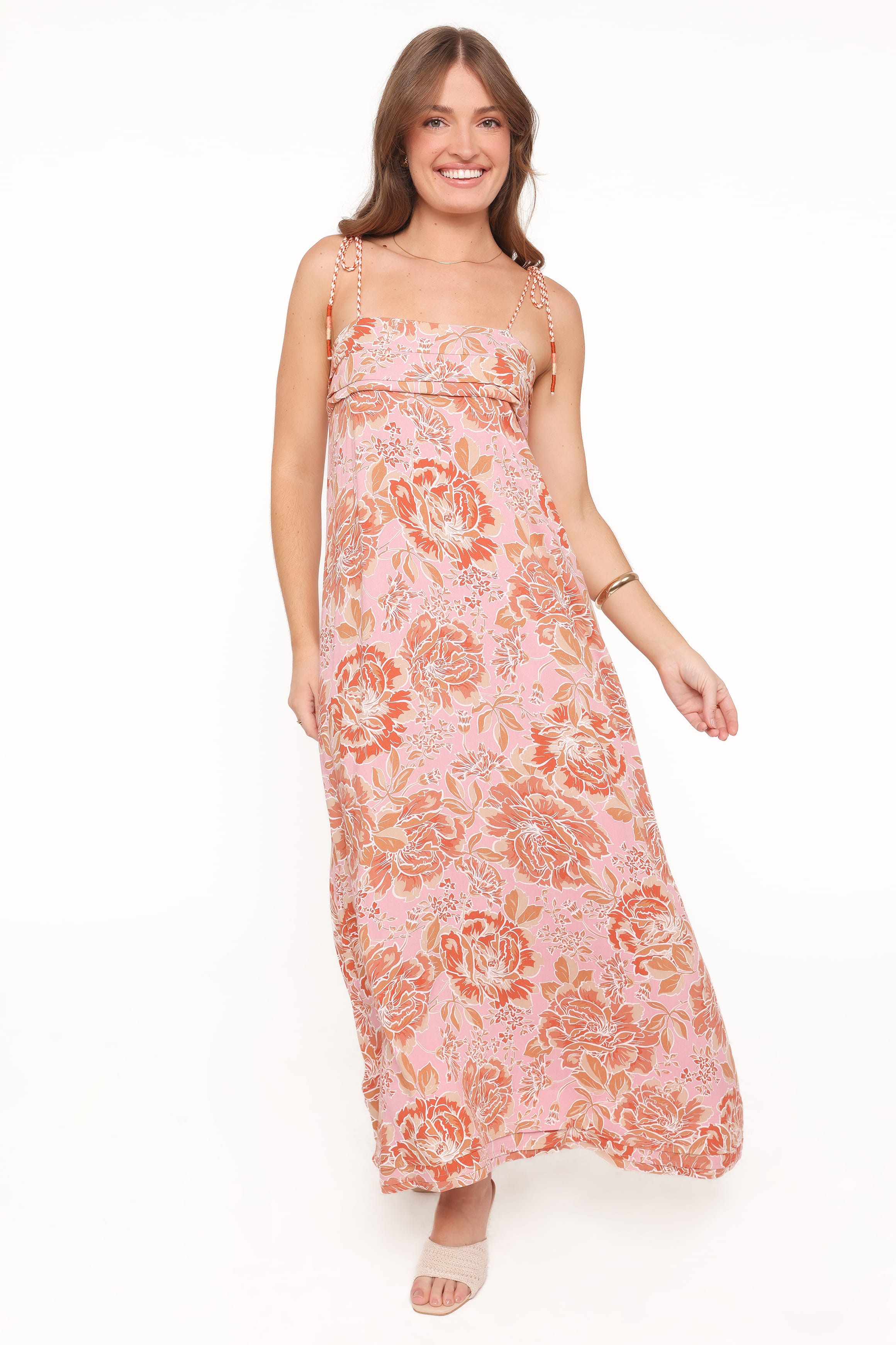 Petal and Pup USA DRESSES Kahlie Maxi Dress - Pink Floral