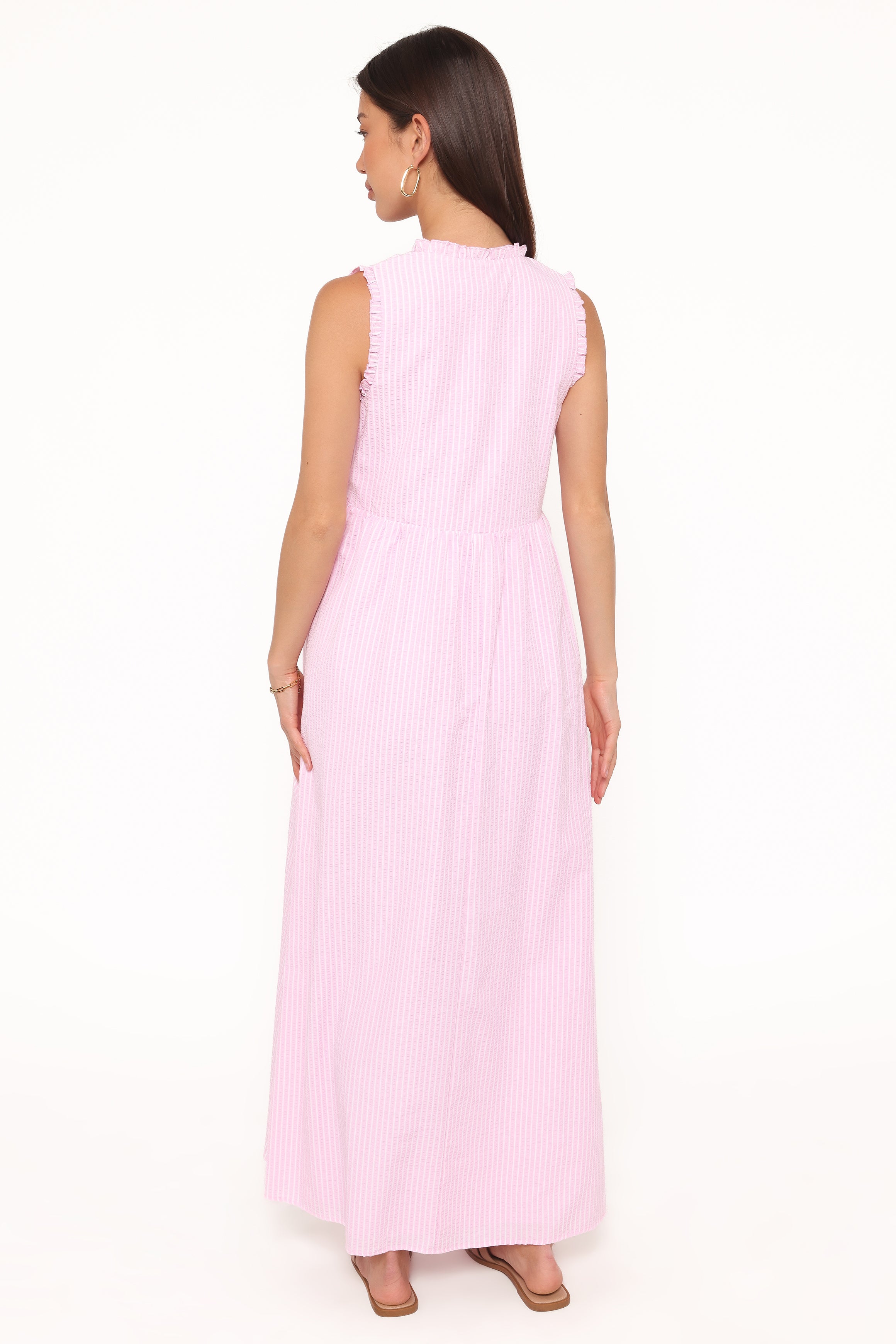 Petal and Pup USA DRESSES Kalan Maxi Dress - Pink Stripe