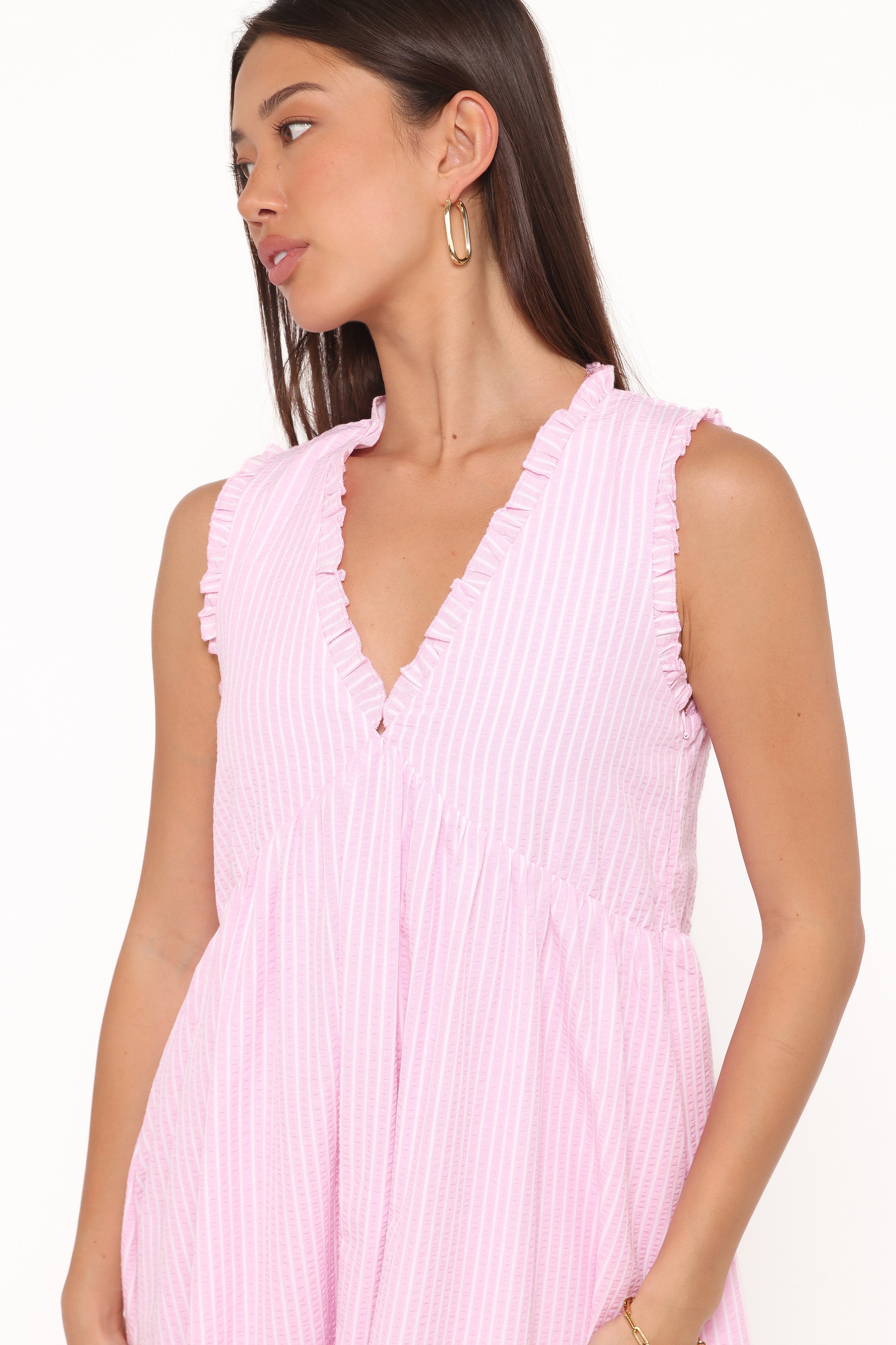 Petal and Pup USA DRESSES Kalan Maxi Dress - Pink Stripe