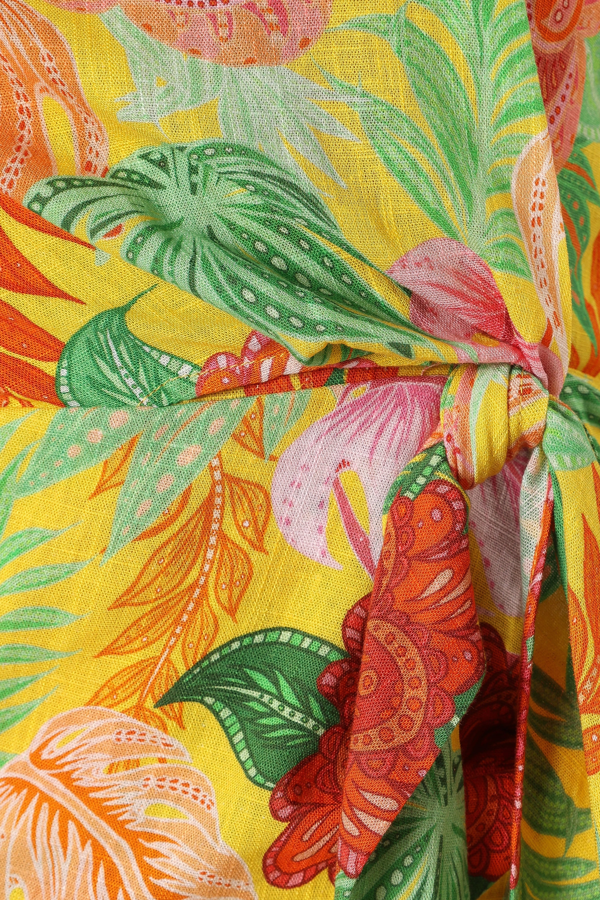 Petal and Pup USA DRESSES Kalena Halterneck Mini Dress - Leilani Print