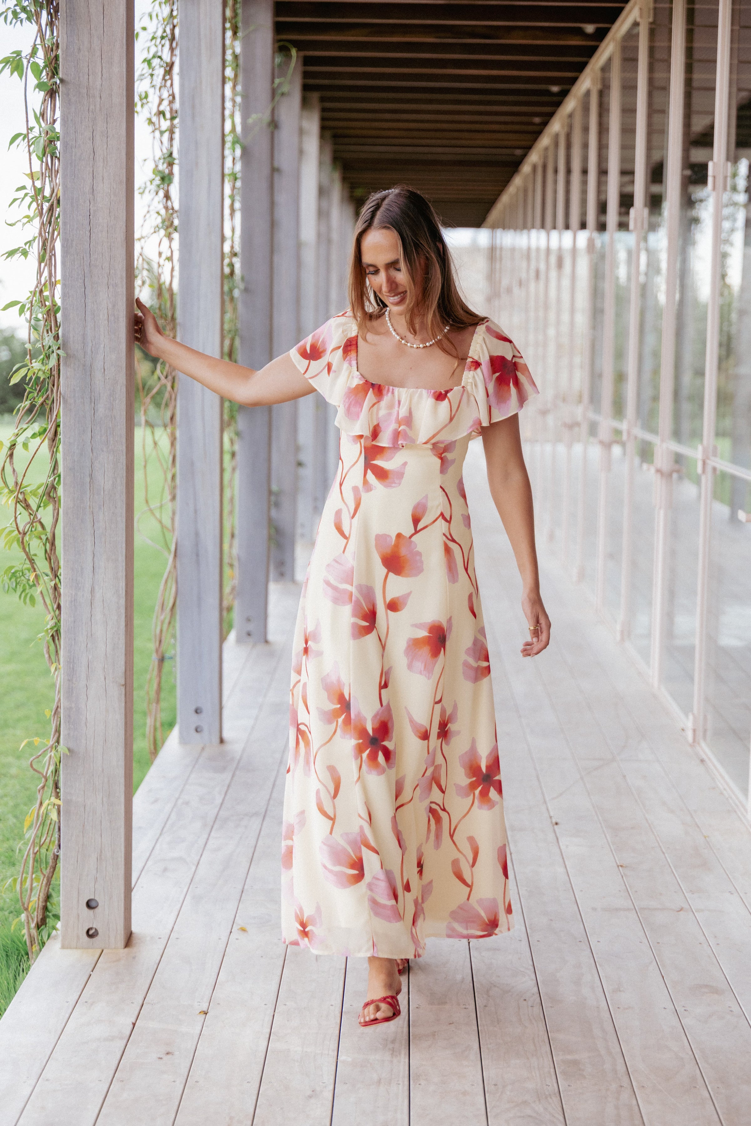 Kamie Maxi Dress - Pink Floral | Petal & Pup USA Kamie Maxi Dress - Pink Floral | Petal & Pup USA