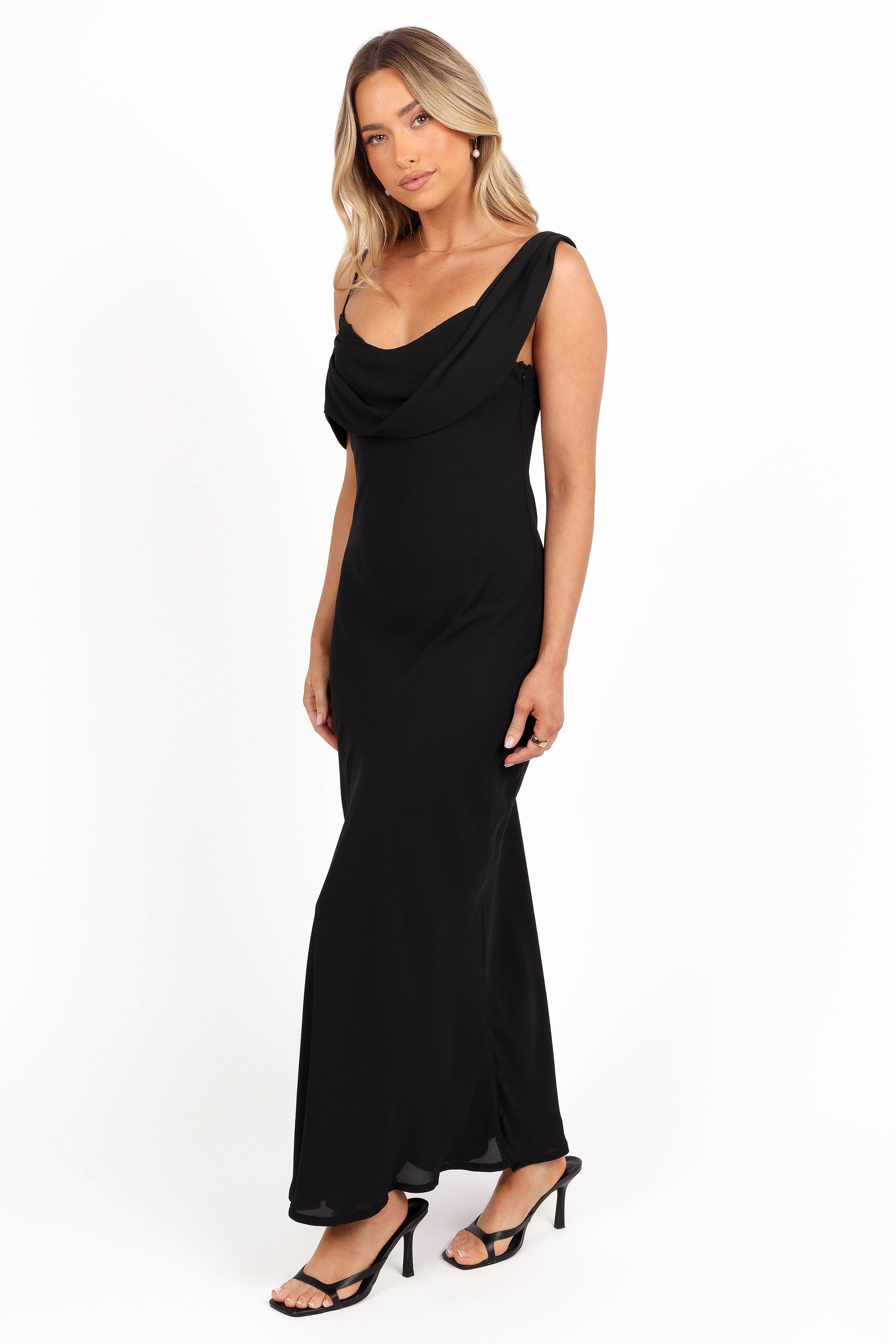 Petal and Pup USA DRESSES Kamryn Midi Dress - Black (Hold for Rack)