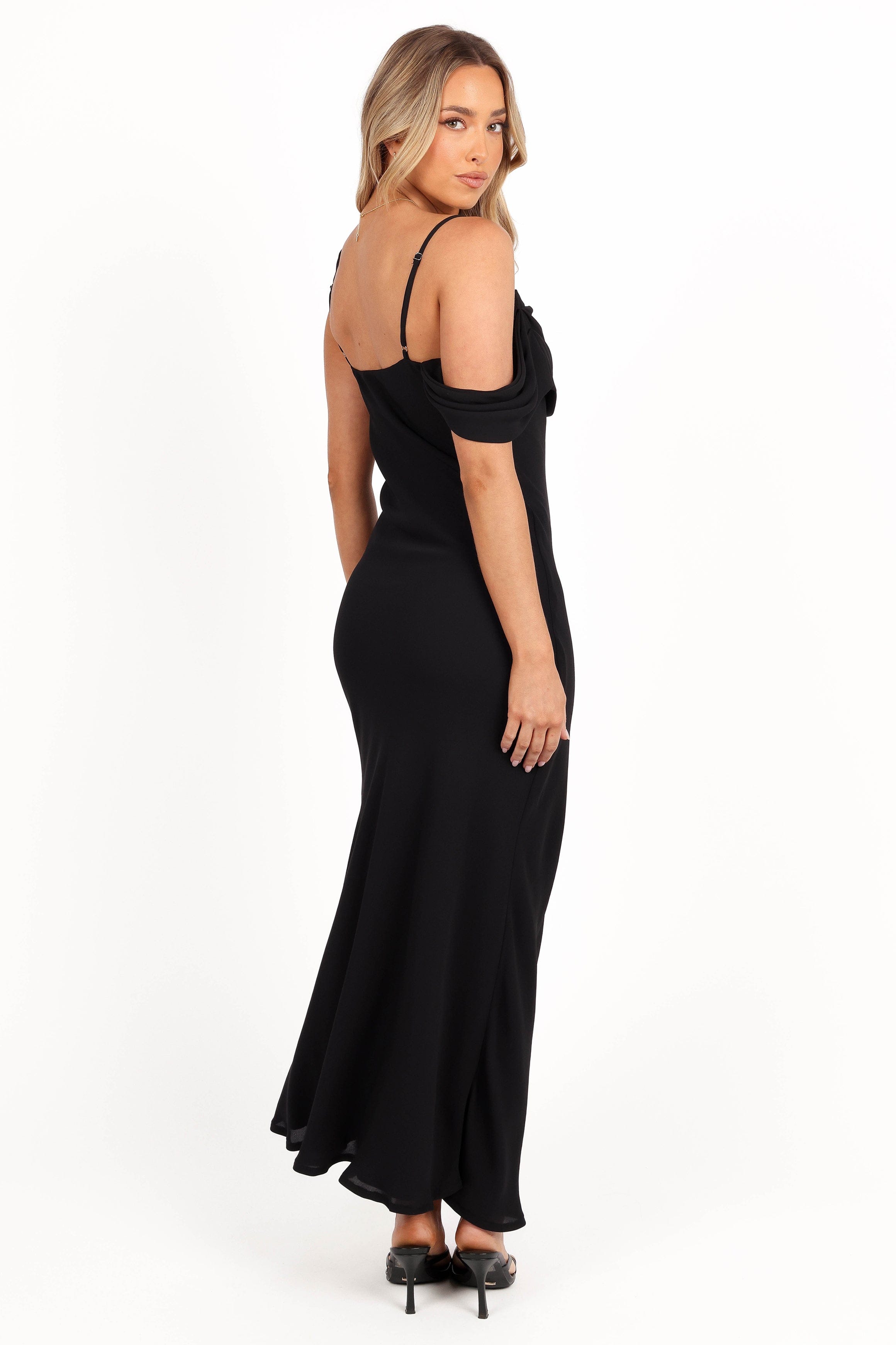Petal and Pup USA DRESSES Kamryn Midi Dress - Black (Hold for Rack)