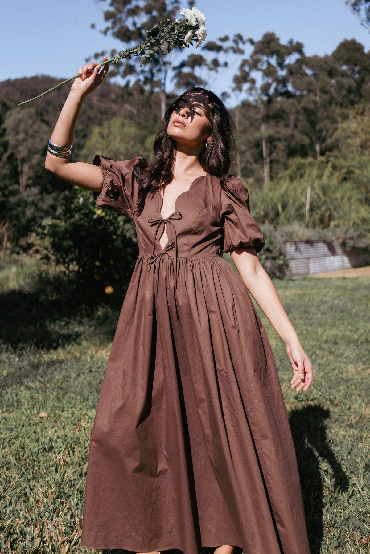 Petal and Pup Women's Karla Maxi Dress - Bitter Chocolate 6